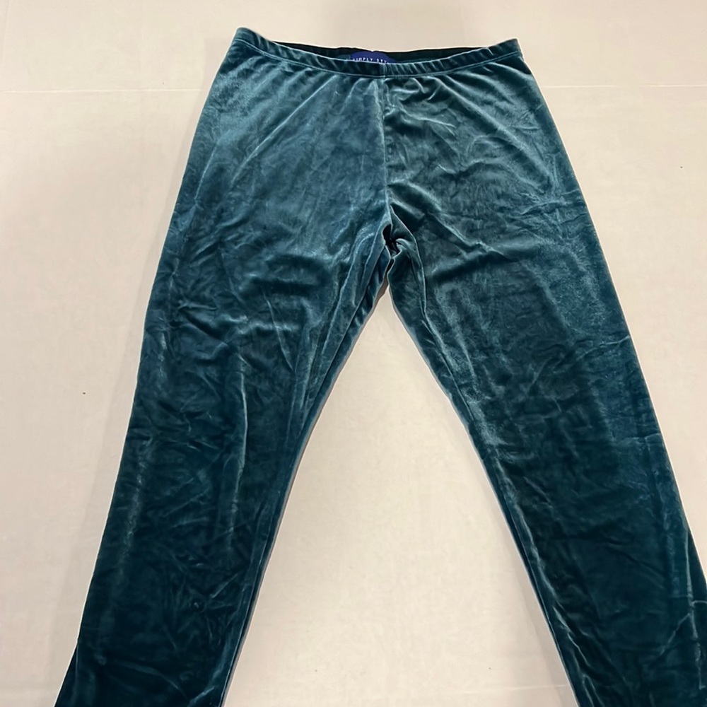 Velvet leggings